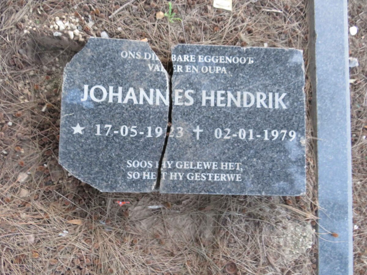 ? Johannes Hendrik 1923-1979