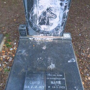 STANDER Chris 1927-1994 & Maria 1923-2017