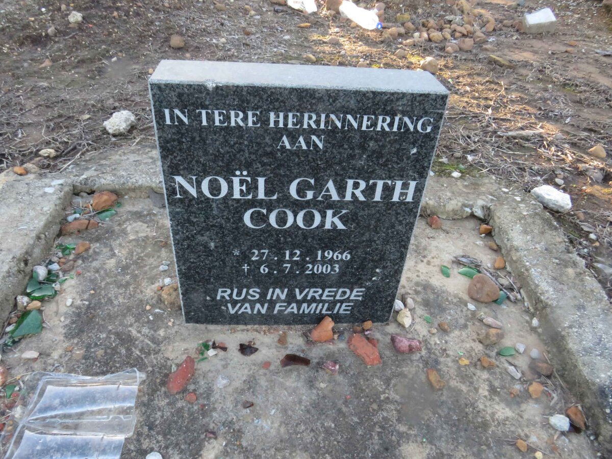 COOK Noel Garth 1966-2003