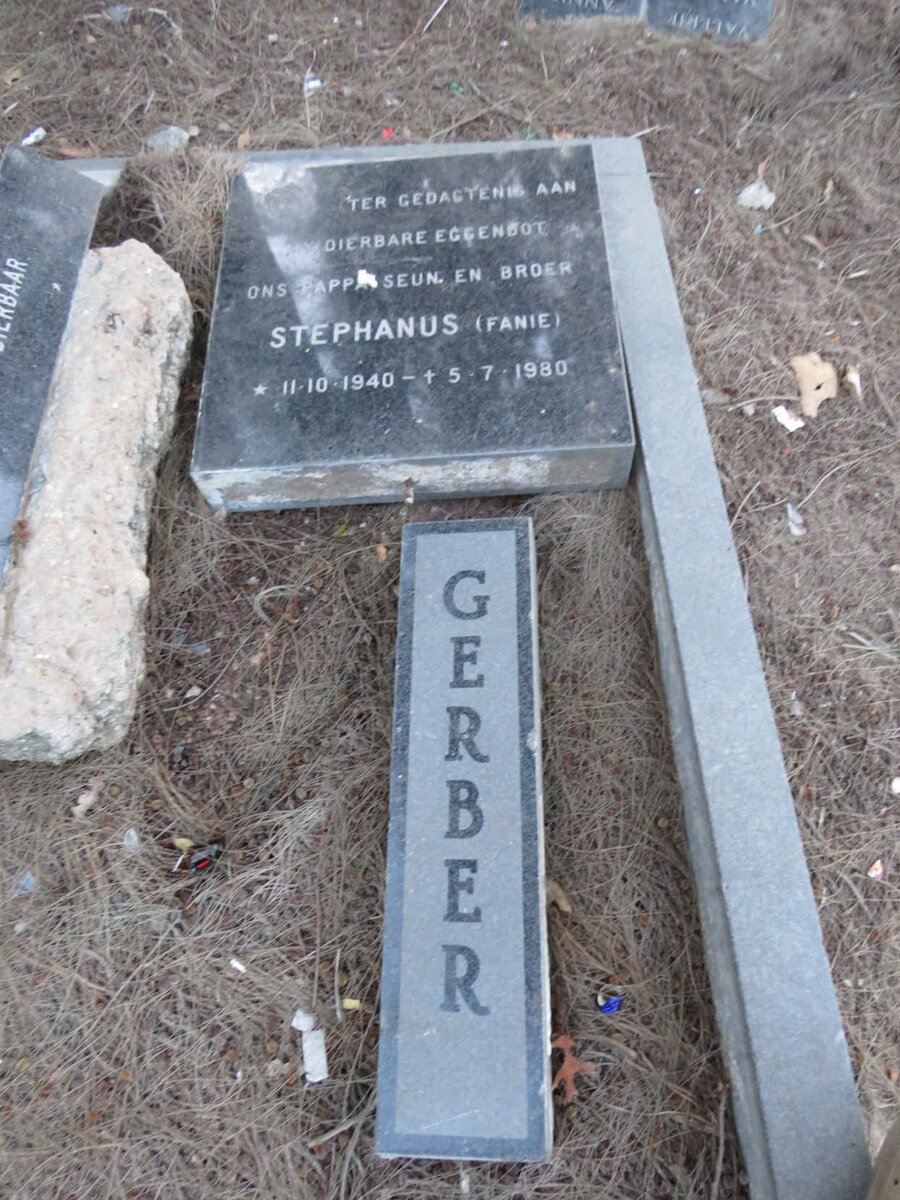 GERBER Stephanus 1940-1980