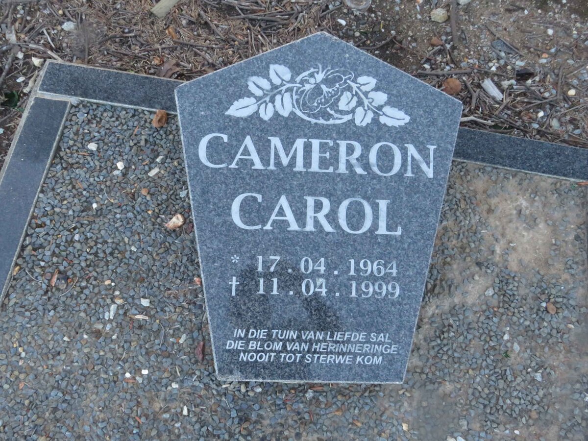 CAMERON Carol 1964-1999