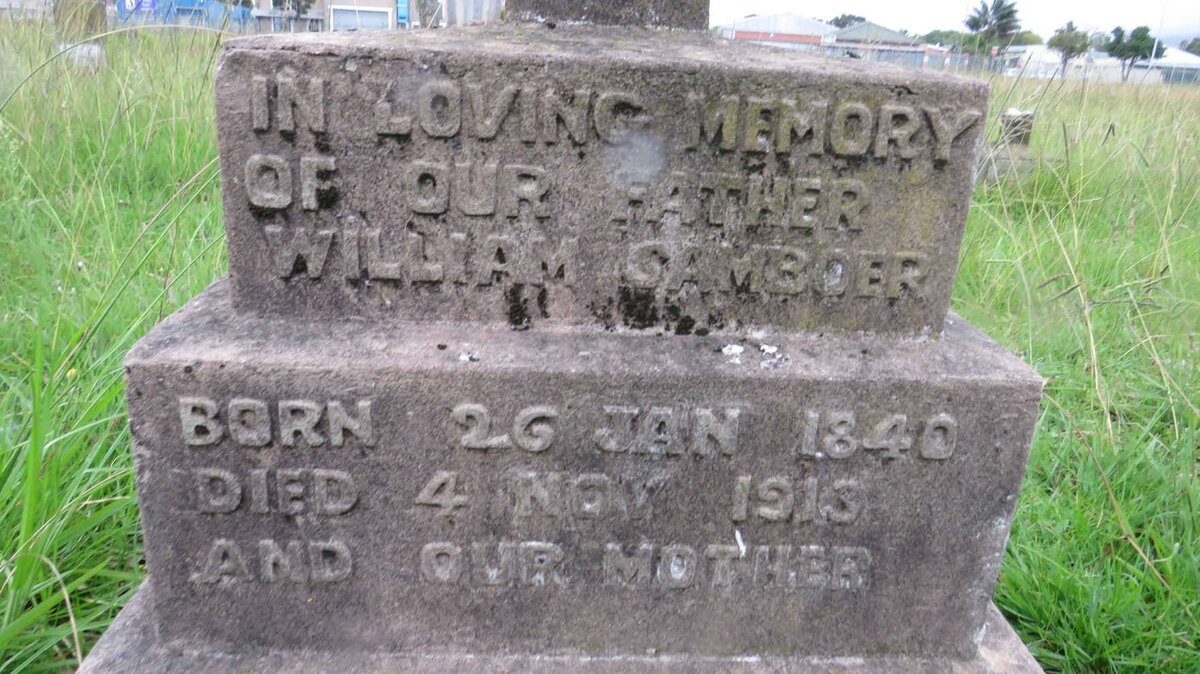 SAMBOER William 1840-1913 &amp; Eliza 1852-1934