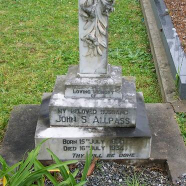 ALLPASS John S. 1856-1934