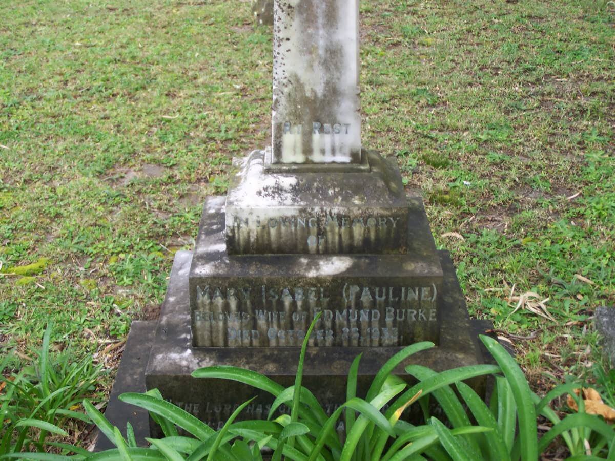 BURKE Mary Isabel -1933