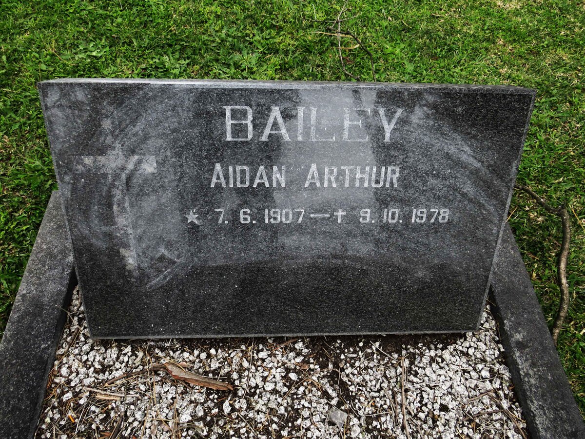 BAILEY Aidan Arthur 1907-1978