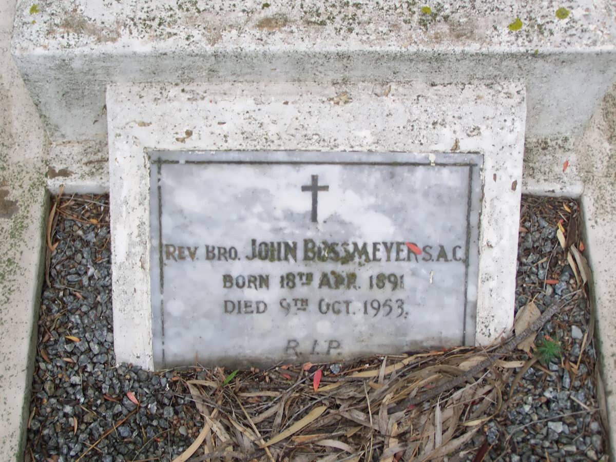 BOSSMEYER John 1891-1953