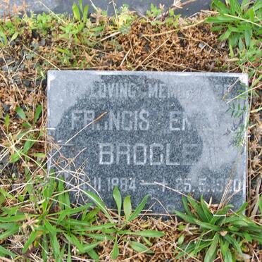 BROGLE Francis E. 1884-1980