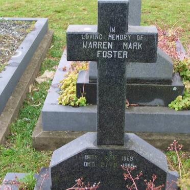 FOSTER Warren Mark 1959-1985
