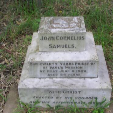 SAMUELS John Cornelius -1920