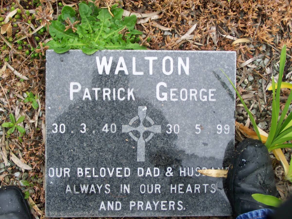 WALTON Patrick George 1940-1999