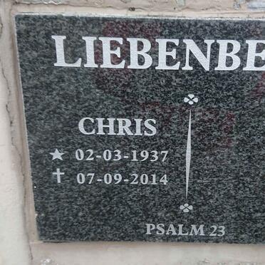 LIEBENBERG Chris 1937-2014