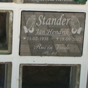 STANDER Jan Hendrik 1938-2012