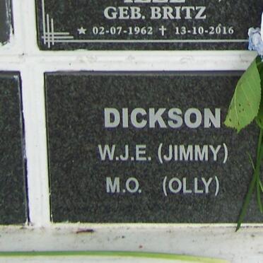 DICKSON W.J.E. &amp; M.O.