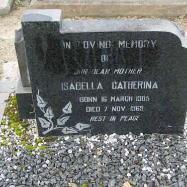 ? Isabella Catherina 1905-1969