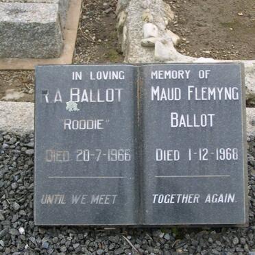 BALLOT R.A. -1966 &amp; Maud Flemyng -1968