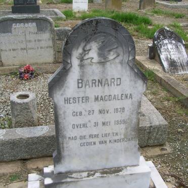 BARNARD Hester Magdalena 1878-1959
