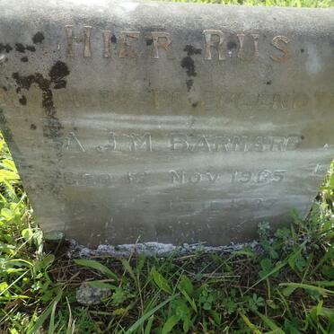 BARNARD A.J.M. 1905-1937