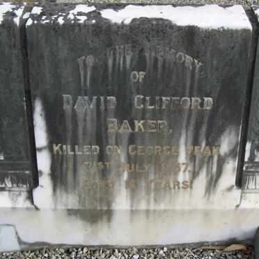 BAKER David Clifford -1937