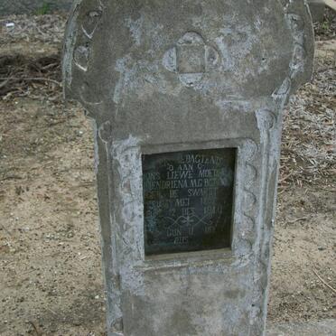 BOTHA Hendriena M.G. nee DE SWART 1858-1940