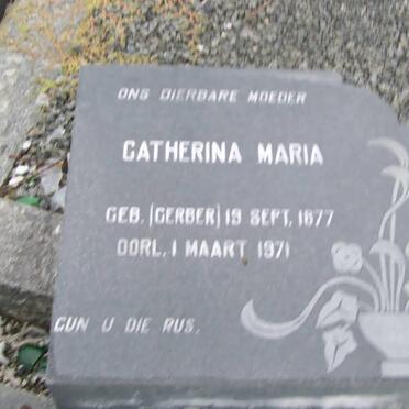BOTHA Catherina Maria nee GERBER 1877-1971