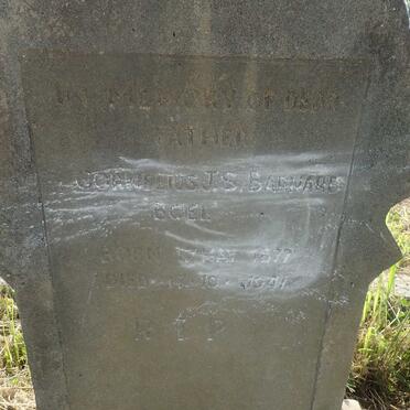 BARNARD Cornelius J.S. 1877-1941