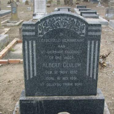 CLULOW Albert 1892-1951