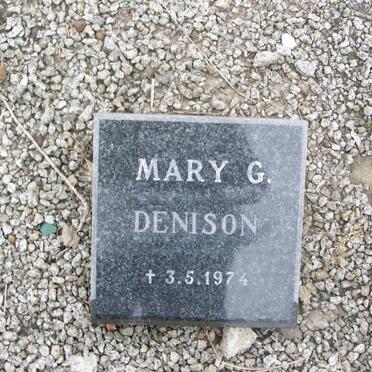 DENISON Mary G. -1974
