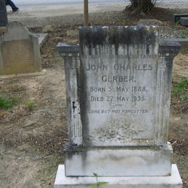 GERBER John Charles 1888-1935