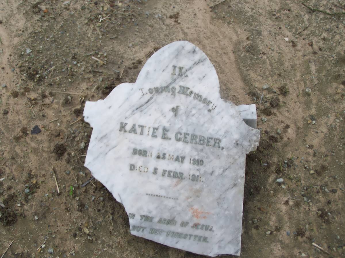GERBER Katie E. 1910-191?