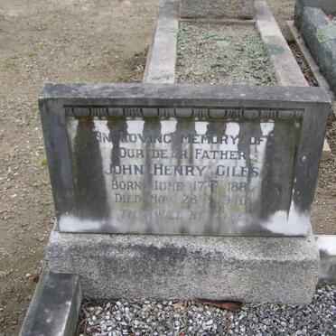 GILES John Henry 1880-1940