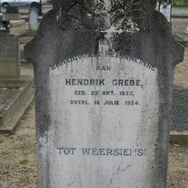 GREBE Hendrik 1857-1924