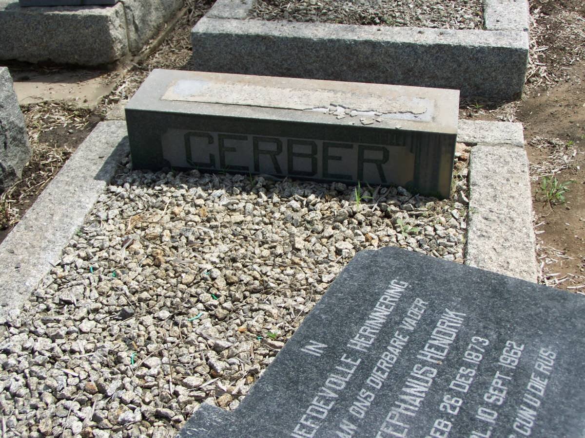 GERBER Stephanus Hendrik 1873-1962 _1