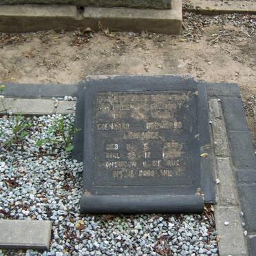 GRANGE Coenraad Edwaard, le