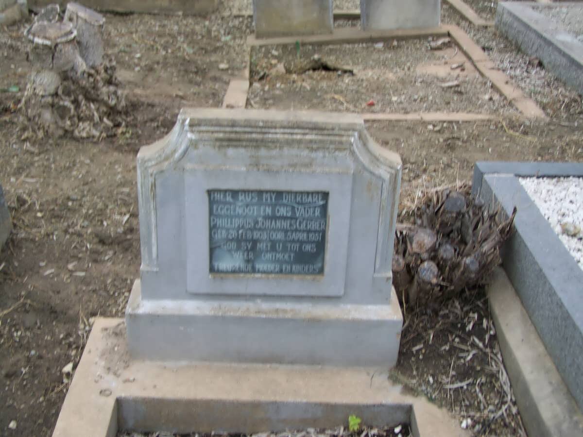 GERBER Phillippus Johannes -1951