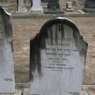 GUEST J. nee PAWLE 1820-1900