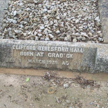 HALL Clifford Beresford -1929