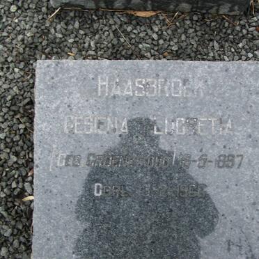 HAASBROEK Gesiena Lucretia 1897-1966