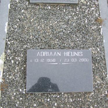 HEUNIS Adriaan 1958-2000