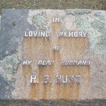HUNT R.D.