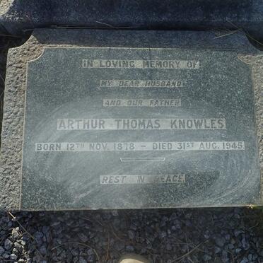 KNOWLES Arthur Thomas 1878-1945