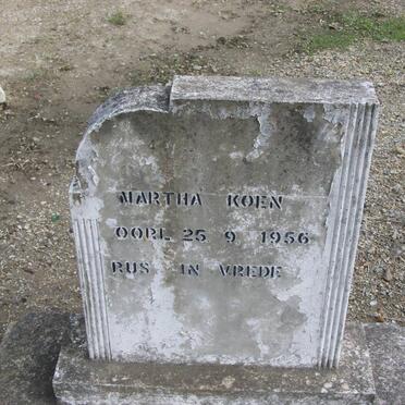 KOEN Martha -1956