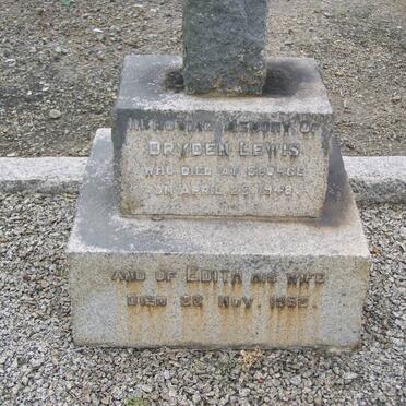 LEWIS Dryden -1948 &amp; Edith -1952