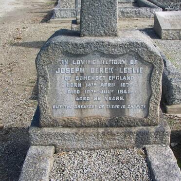 LESLIE Joseph Derek 1876-1942