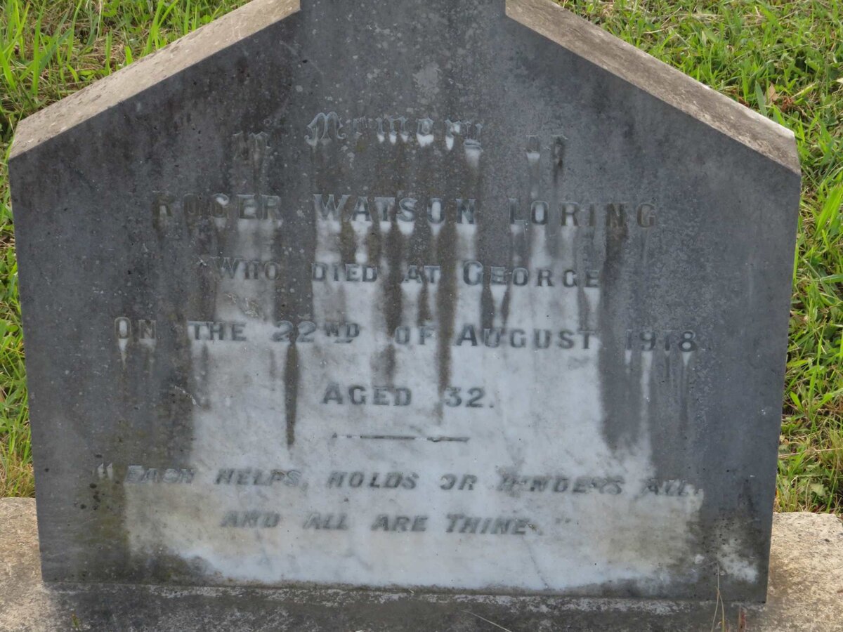 LORING Roger Watson -1918