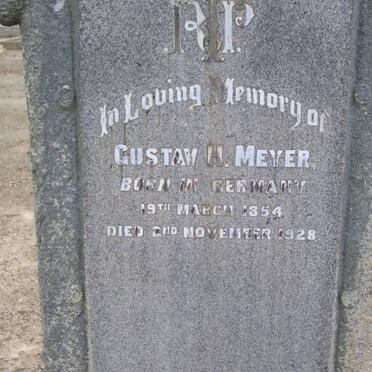 MEYER Gustav H. 1854-1928