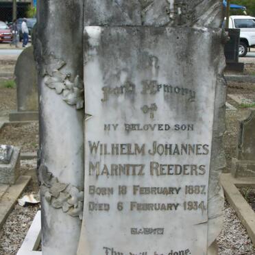 REEDERS Wilhelm Johannes Marnitz 1887-1934