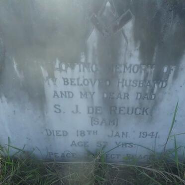 REUCK S.J., de -1941