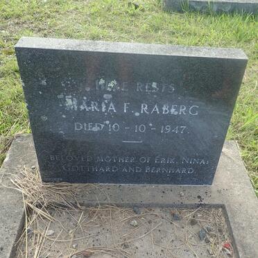 RABERG Maria F. -1947