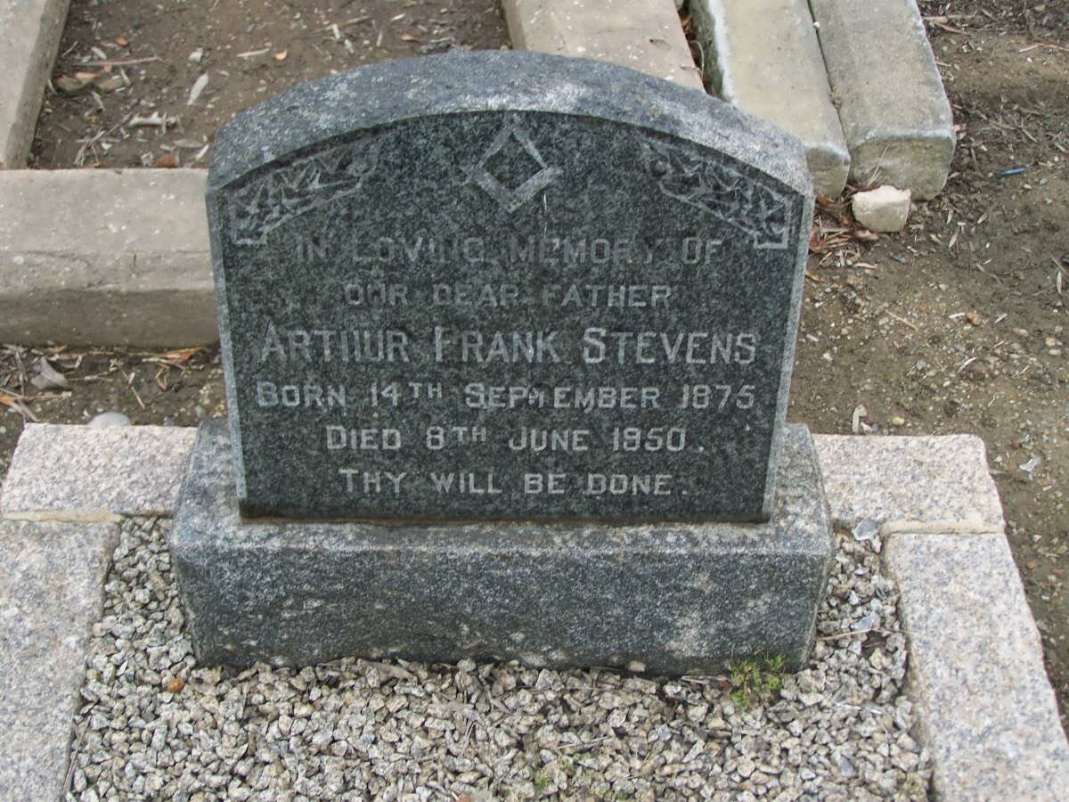 STEVENS Arthur Frank 1875-1950