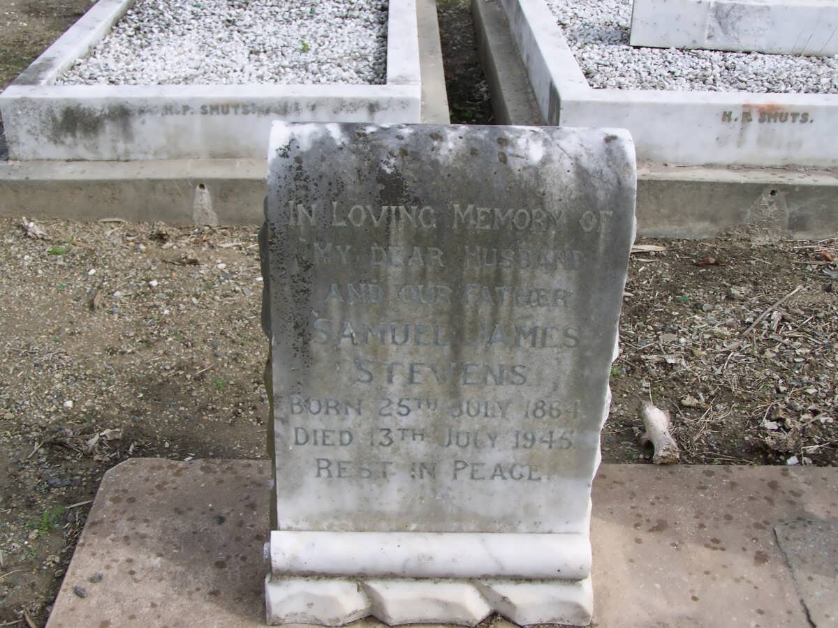 STEVENS Samuel James 1864-1945